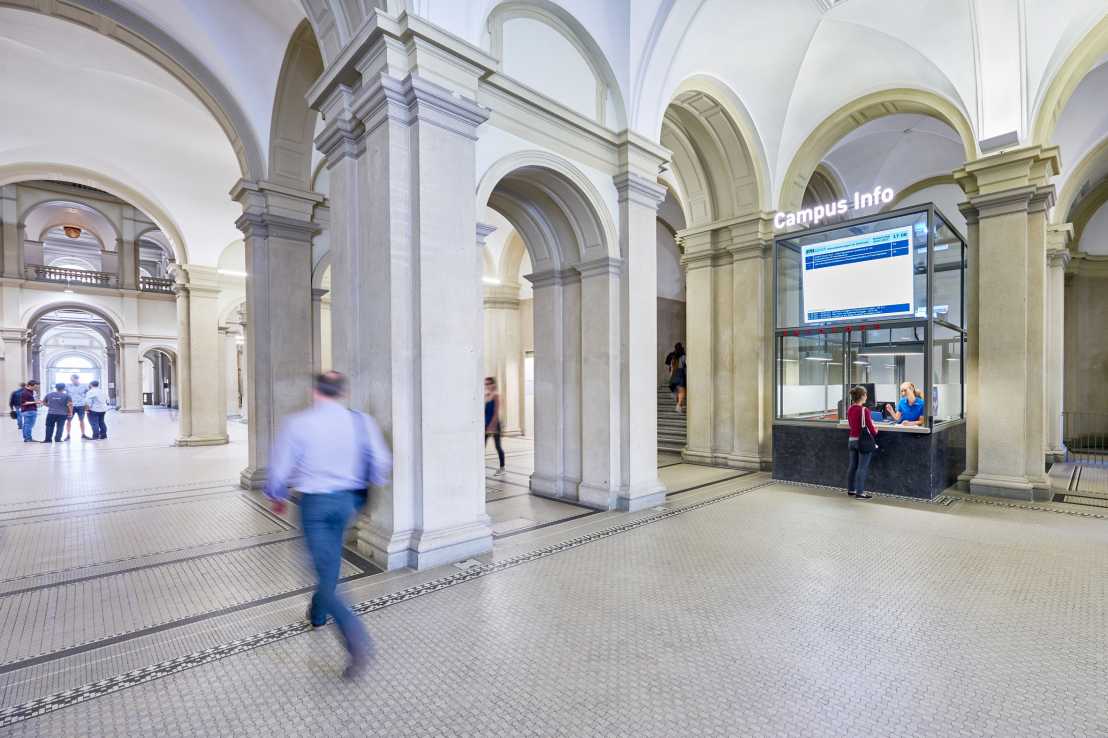 Vergr?sserte Ansicht: Ӣ Services im Hauptgebäude der ETH Zürich